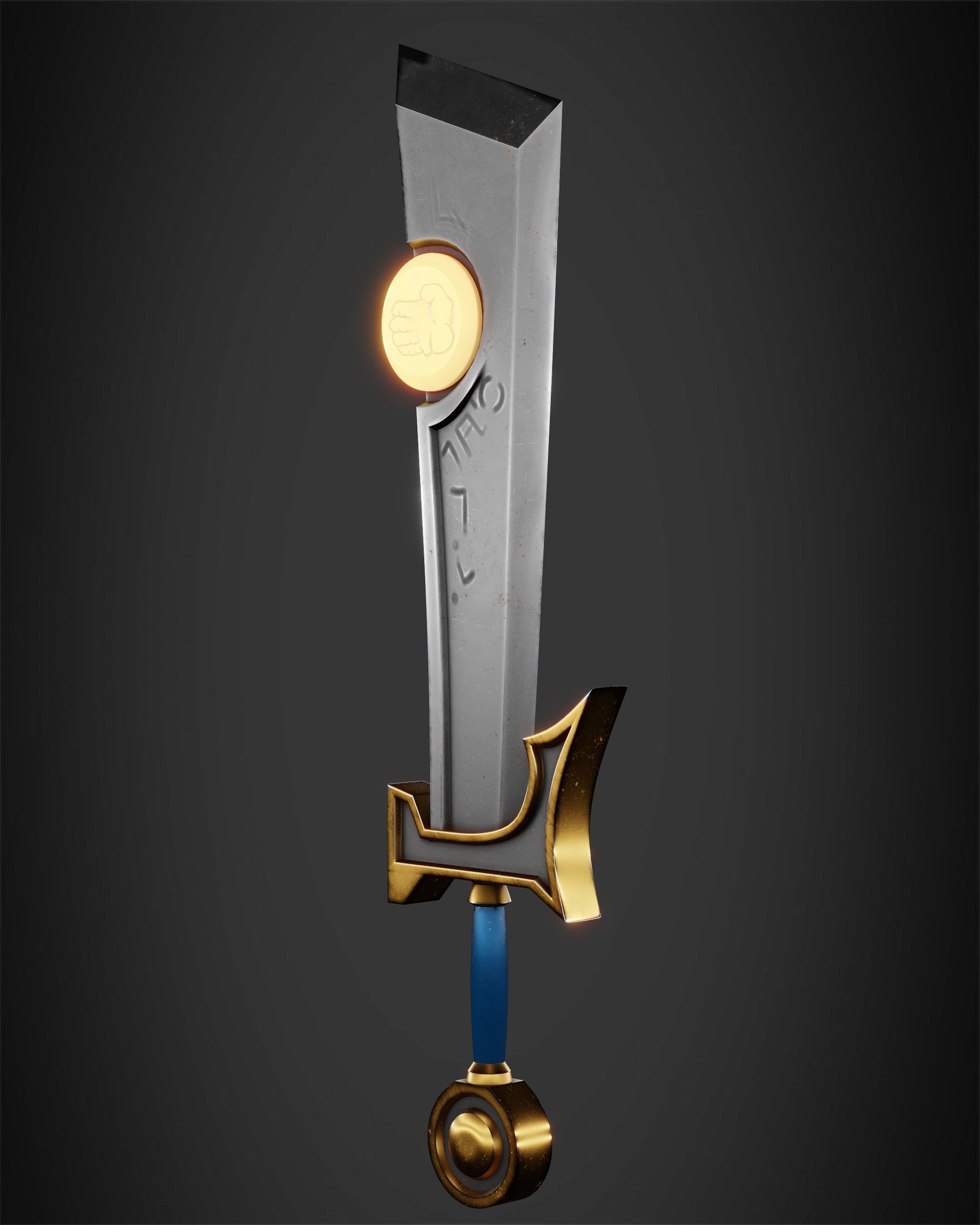 World of Warcraft Paladin Judgment Sword for Cosplay 3D print model_6