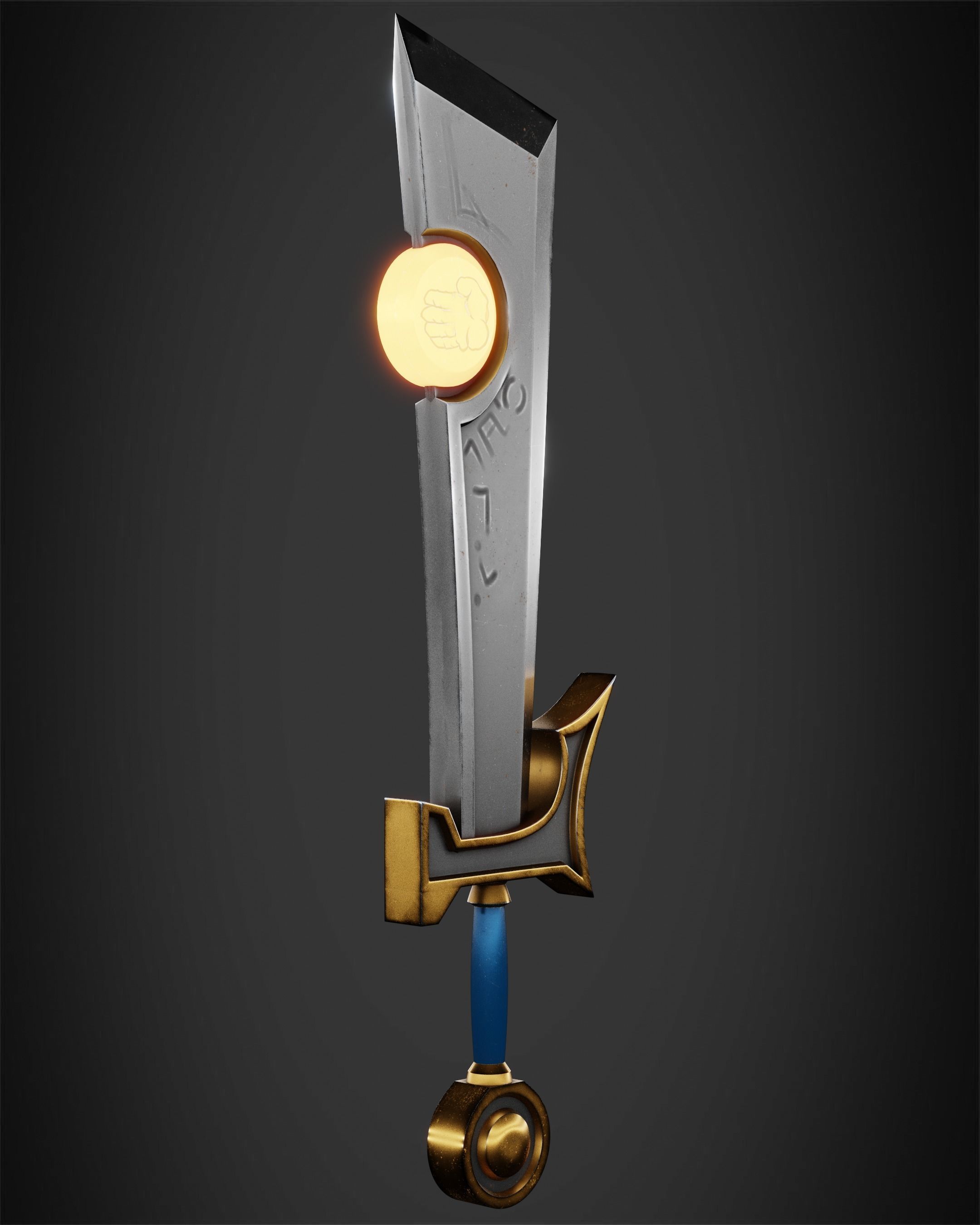 World of Warcraft Paladin Judgment Sword for Cosplay 3D print model_4