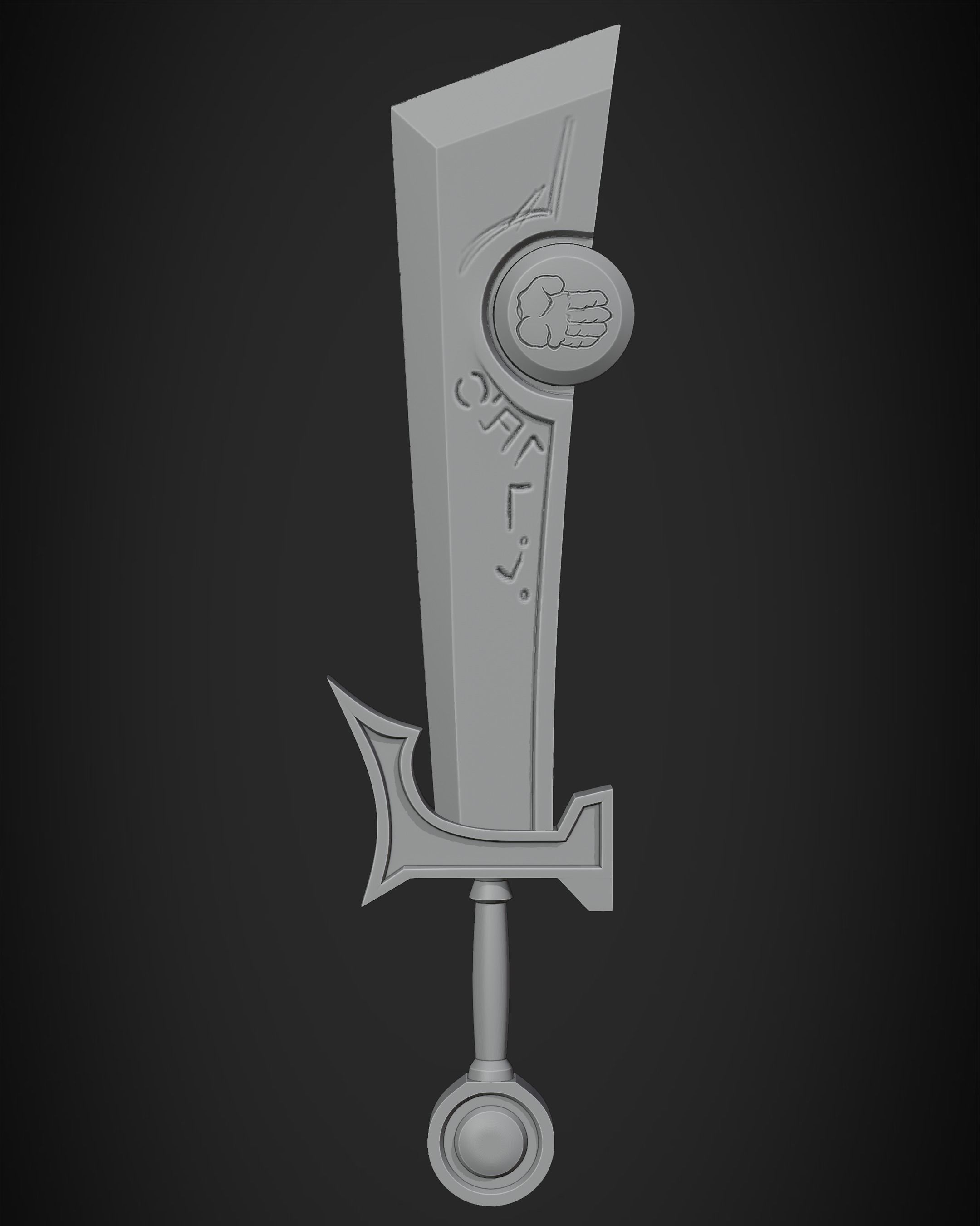 World of Warcraft Paladin Judgment Sword for Cosplay 3D print model_11