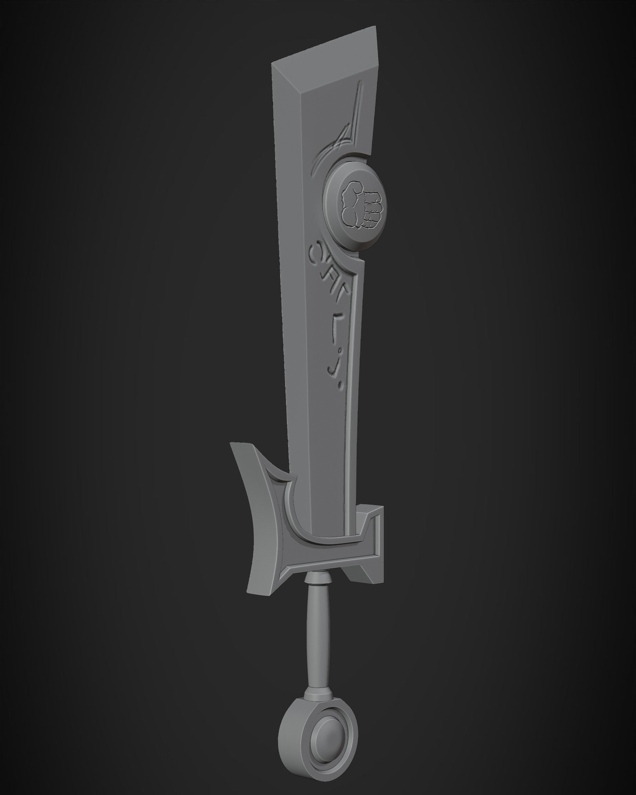 World of Warcraft Paladin Judgment Sword for Cosplay 3D print model_16