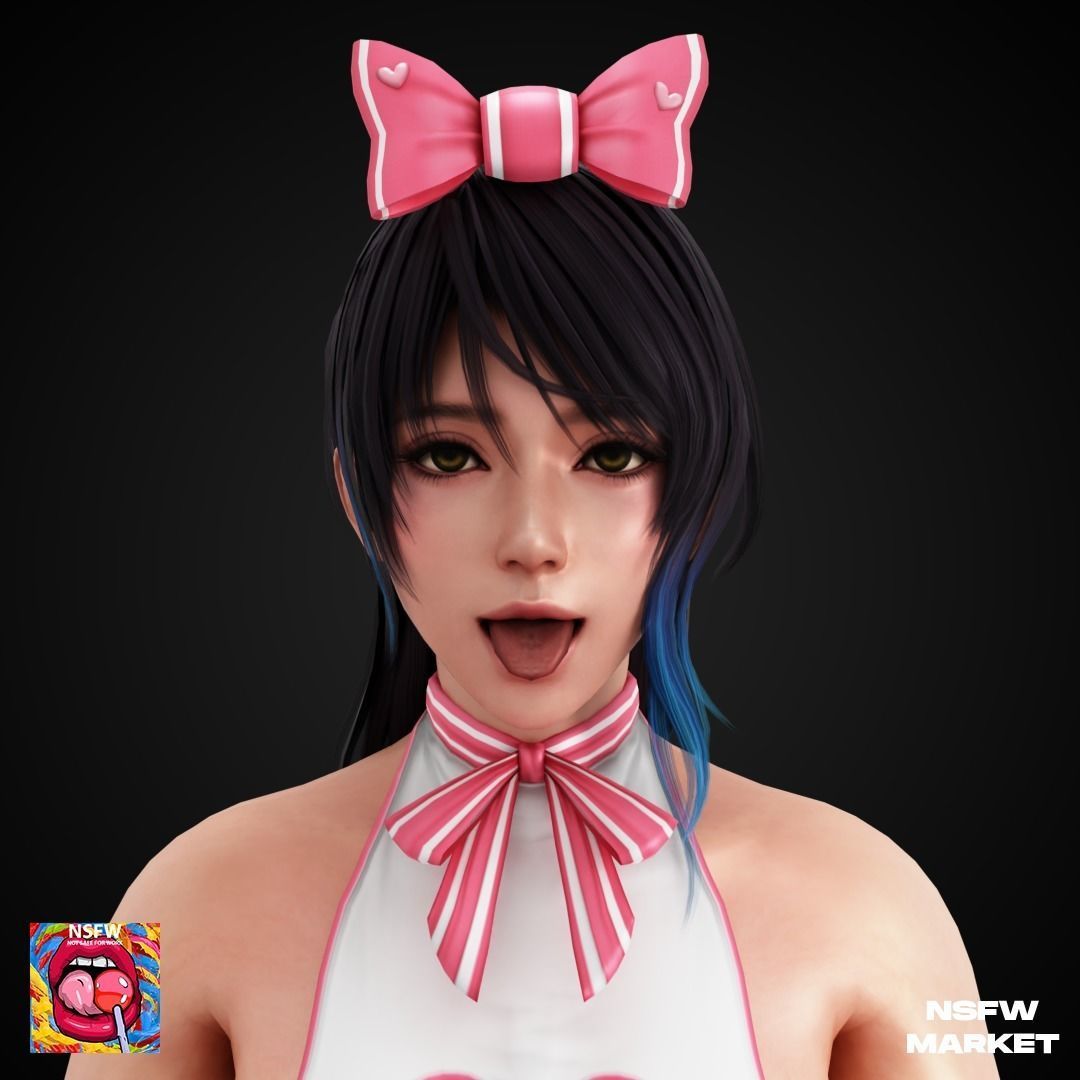 EXCLUSIVE EDITION RIGGED CHARACTER SHANDY - EYES ON ME Low-poly 3D model_1