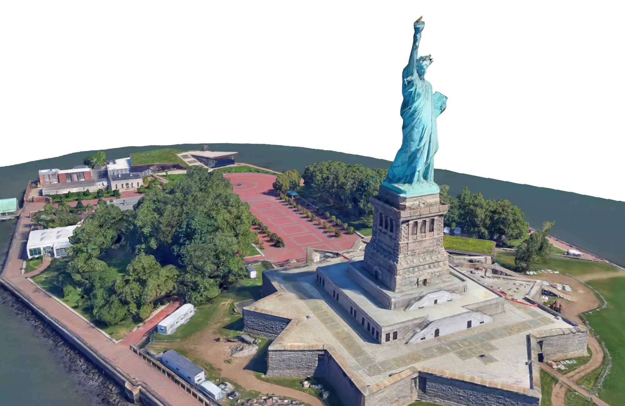 liberty island Free 3D model
