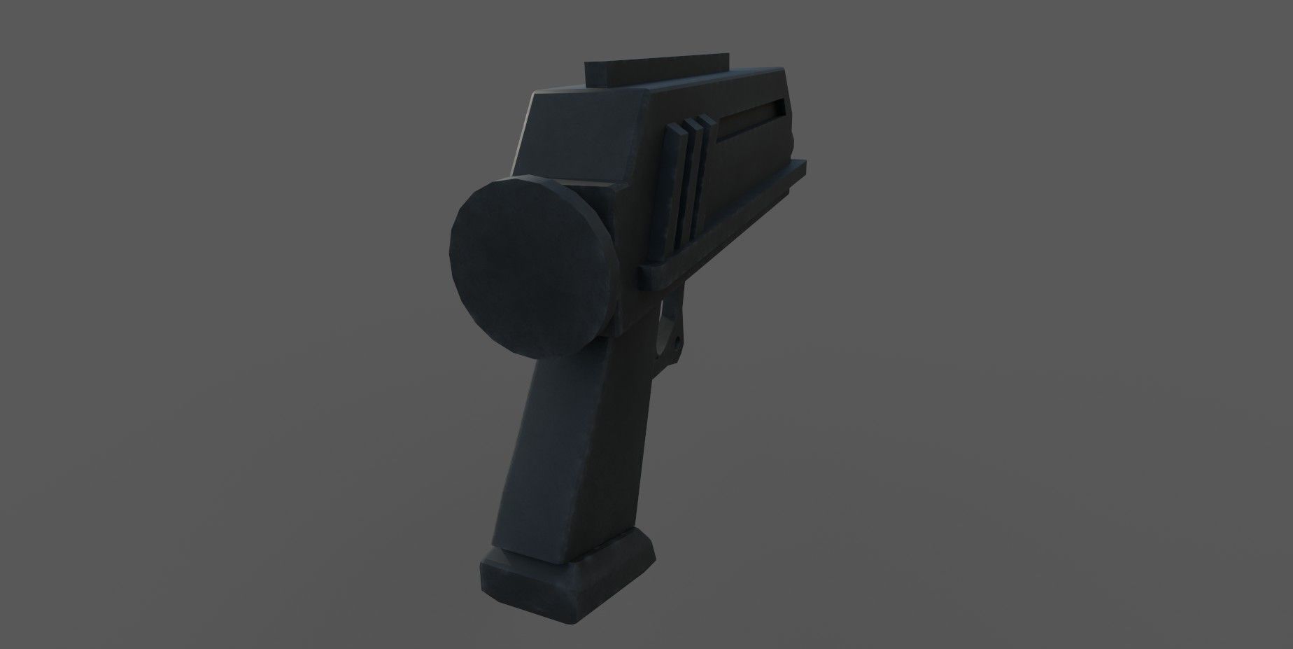 DC-17 hand blaster Low-poly 3D model_3
