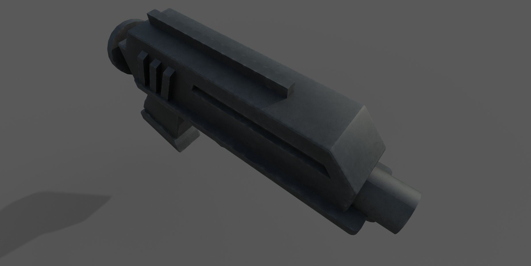 DC-17 hand blaster Low-poly 3D model_2