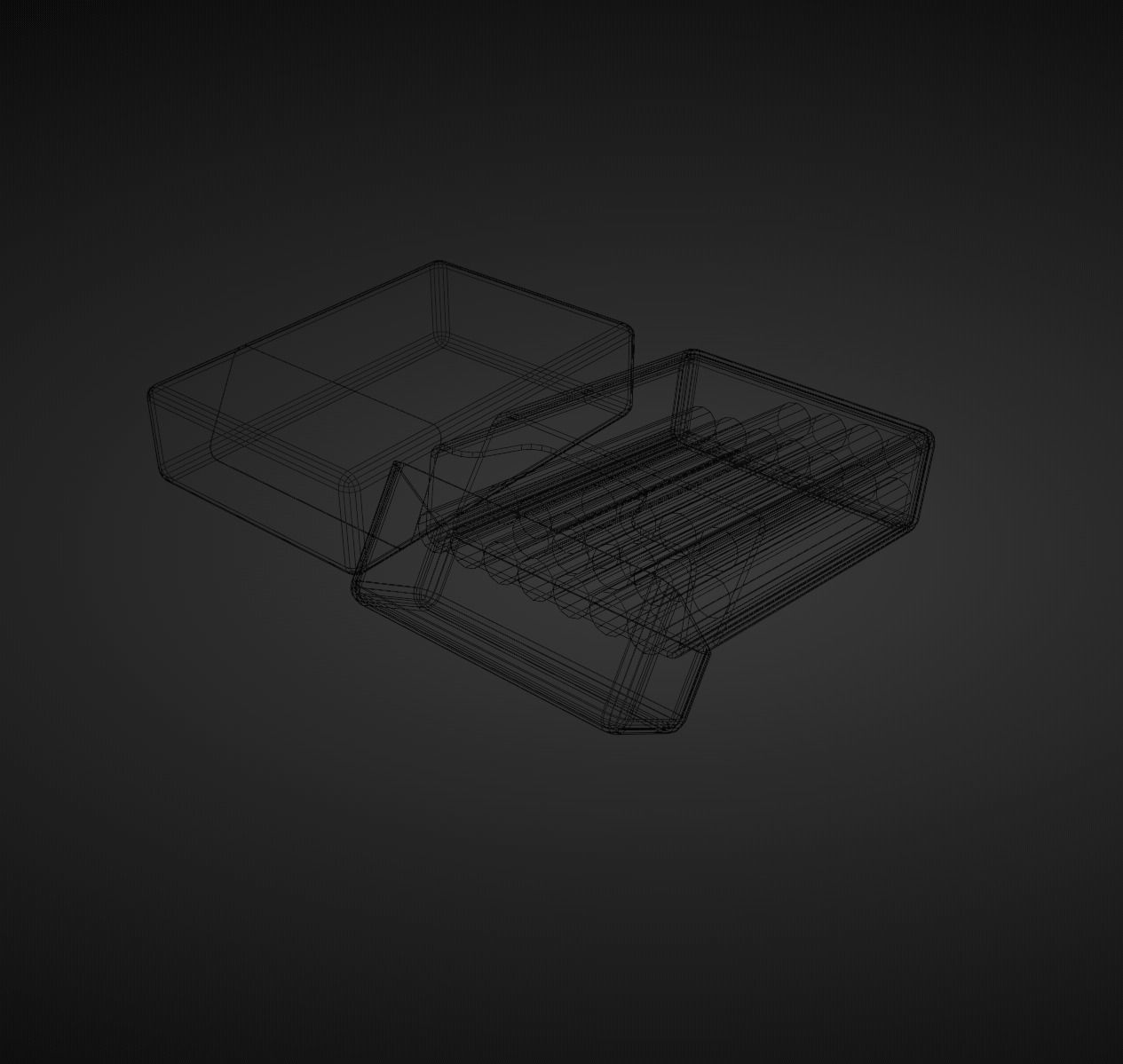 Pack of cigarettes 3D model_6