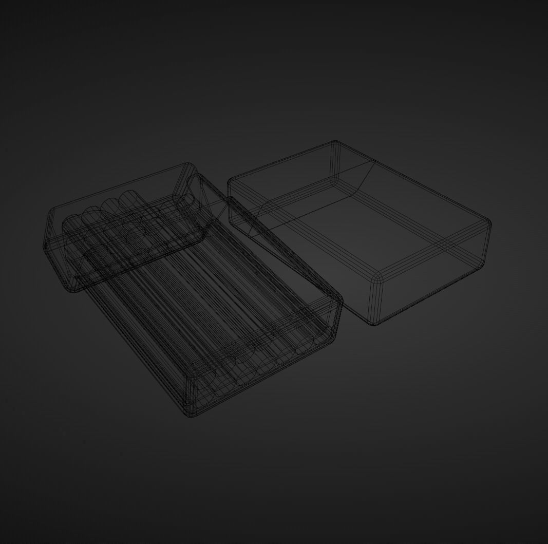 Pack of cigarettes 3D model_7
