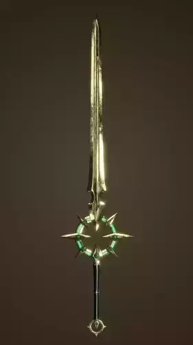 Fantasy PBR weapon game ready