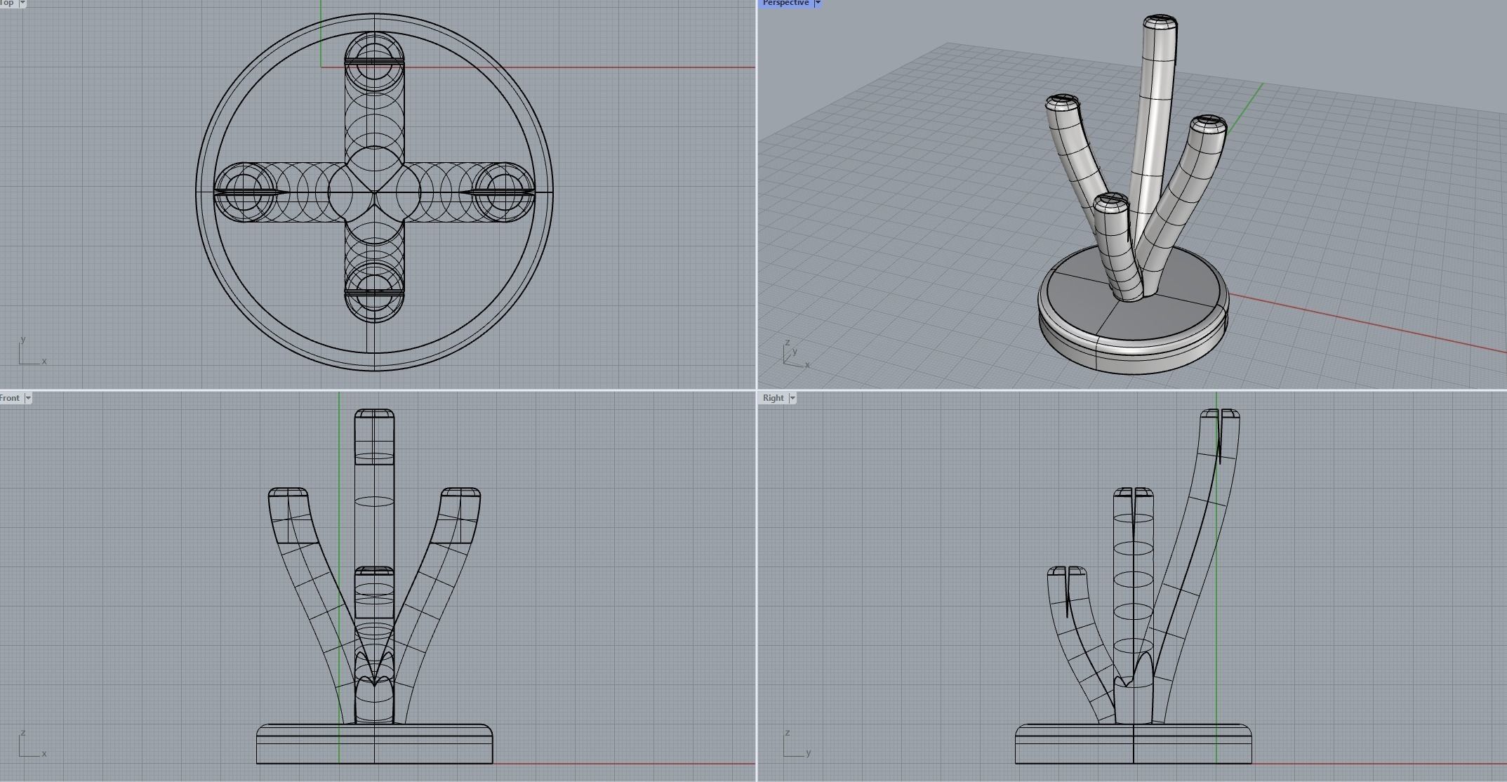 Business Card Holder 3D print model_3