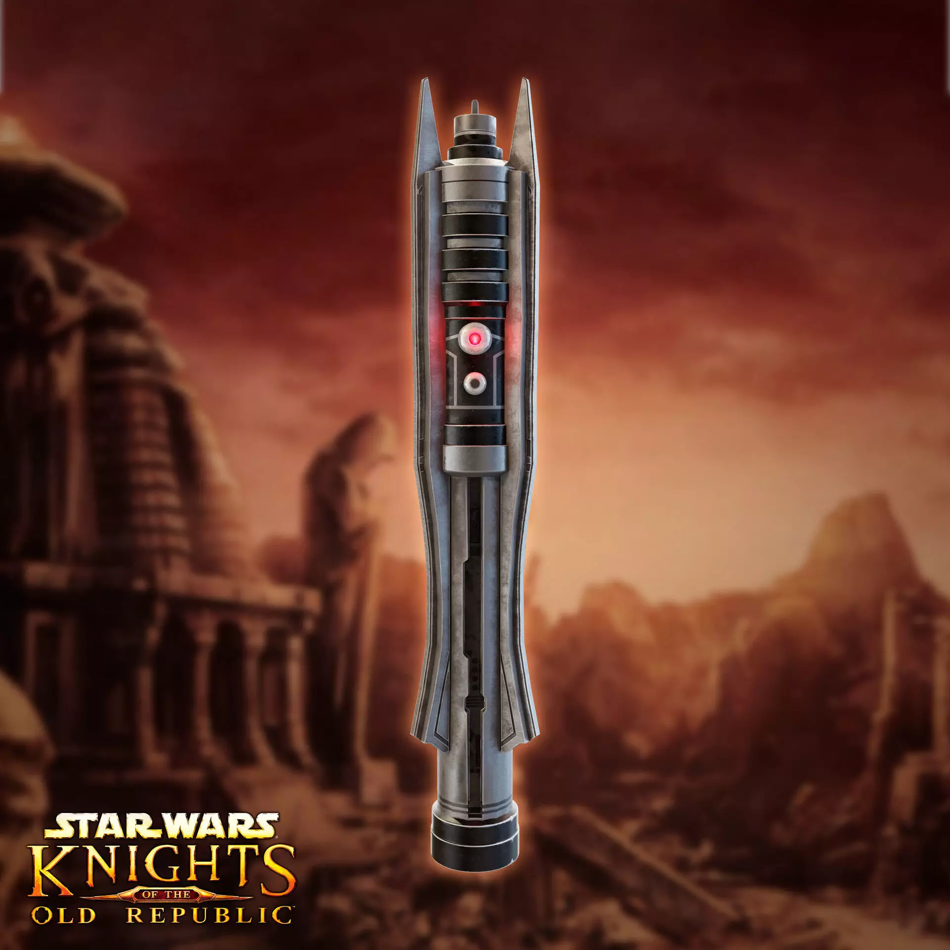 Darth Revan Lightsaber 3D Model Lowpoly Low-poly 3D model_0