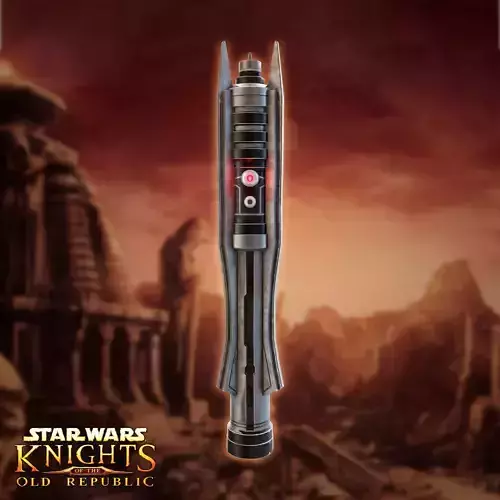 Darth Revan Lightsaber 3D Model Lowpoly Low-poly 3D model