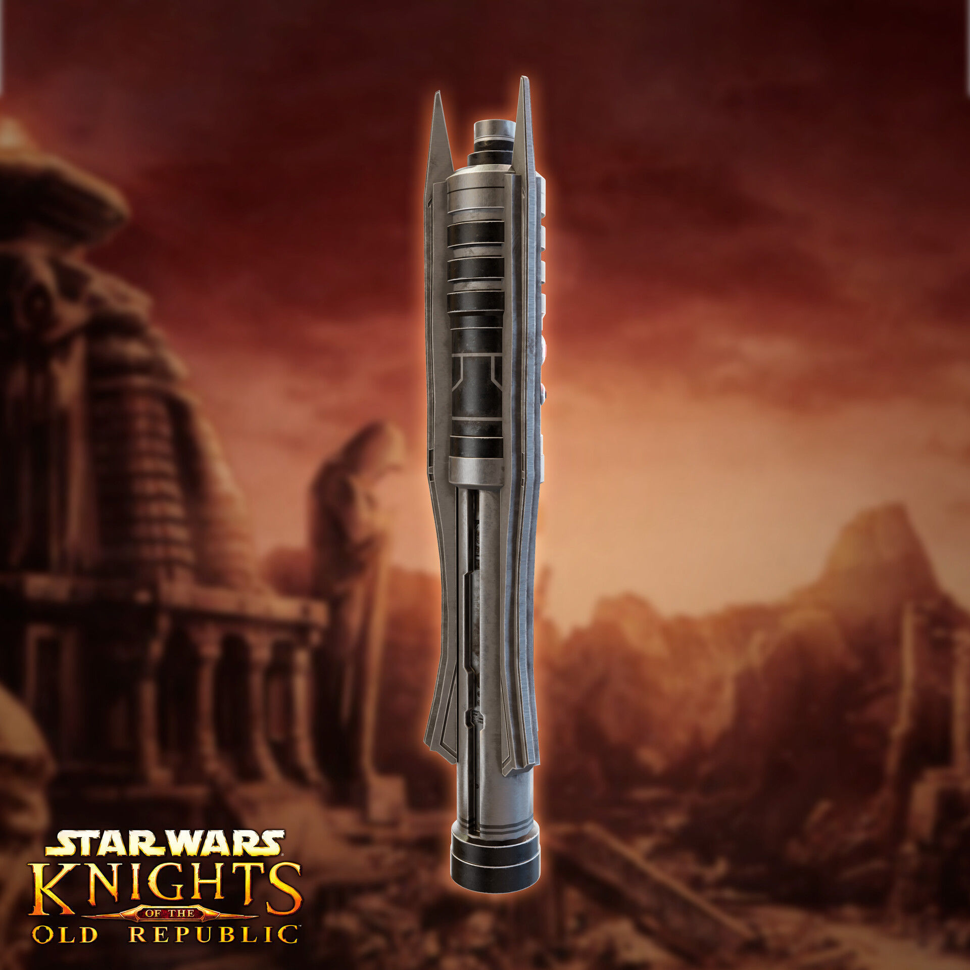 Darth Revan Lightsaber 3D Model Lowpoly Low-poly 3D model_1