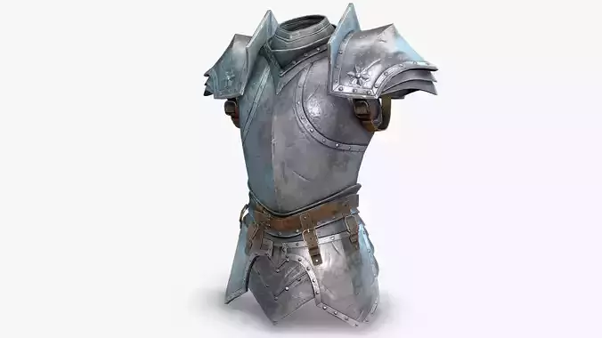 Medieval Armor Low-poly 3D model