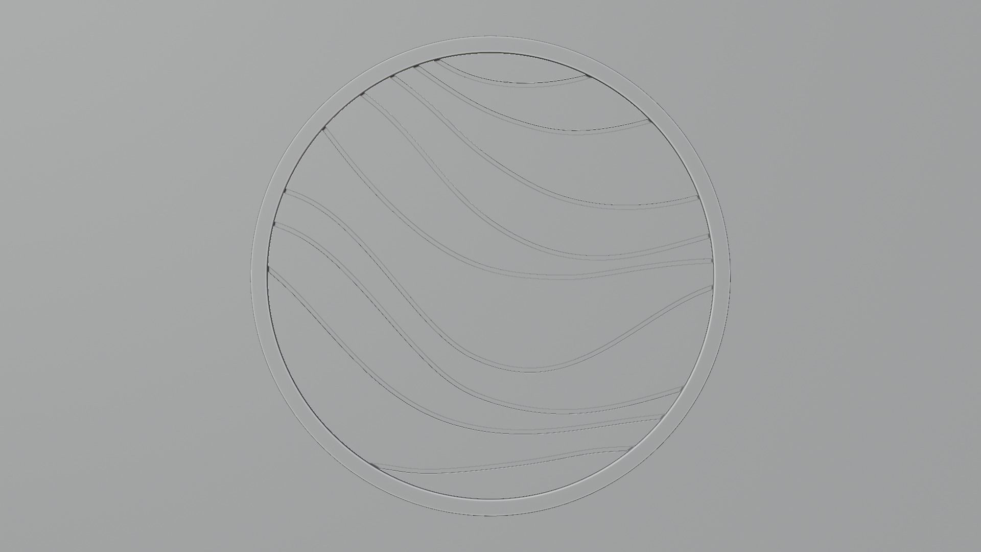 Ice Decor Wall Frame Abstract Art 3D model 3D model_4