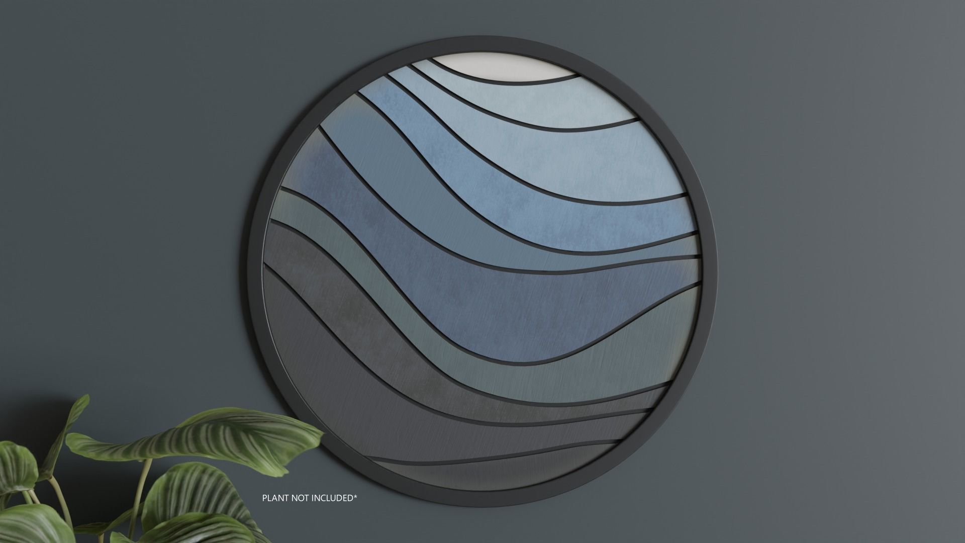 Ice Decor Wall Frame Abstract Art 3D model 3D model_1