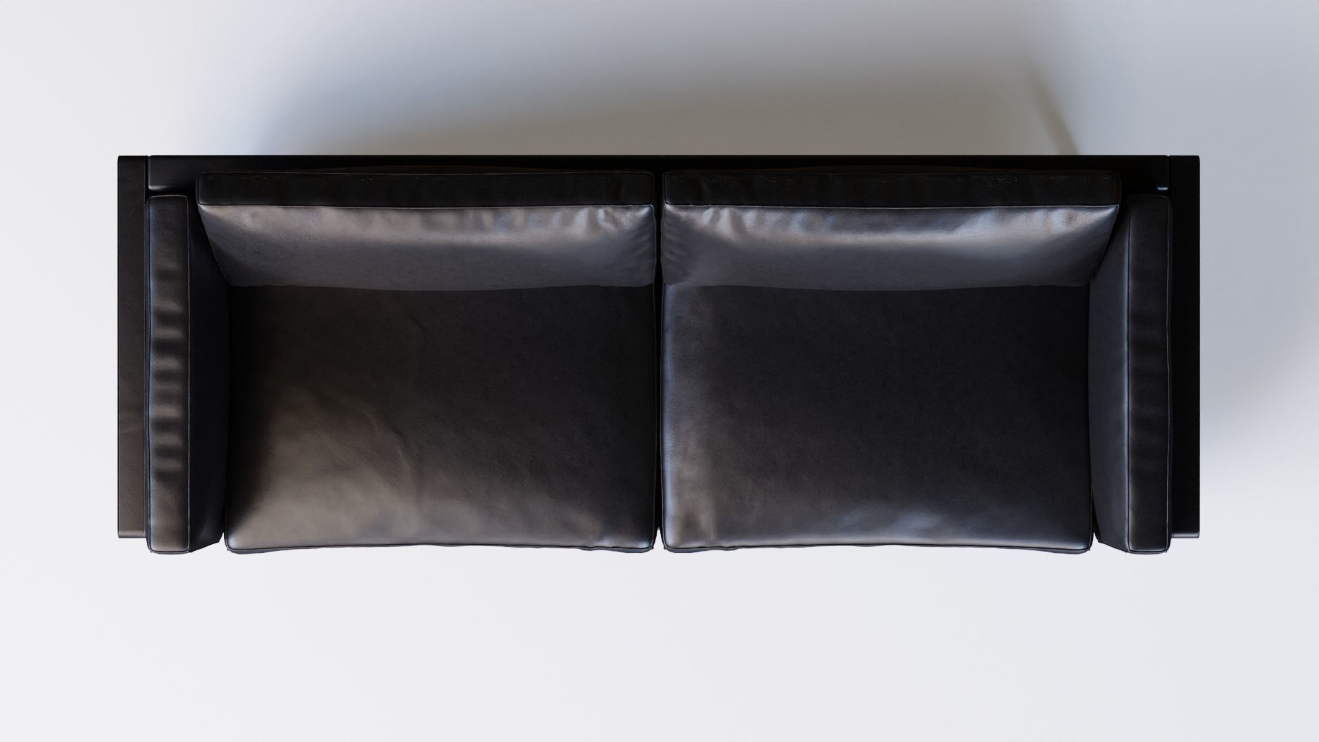 Modern Leather Sofa 3D model_7