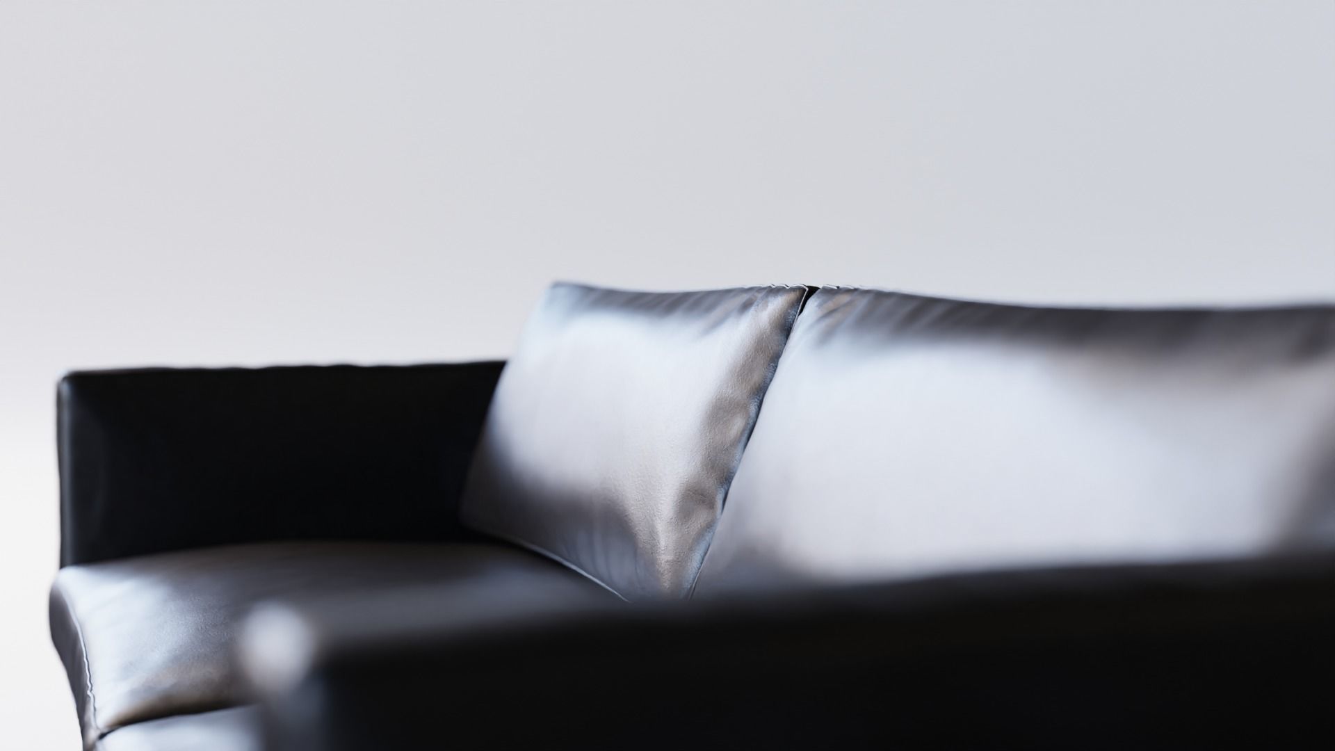 Modern Leather Sofa 3D model_5