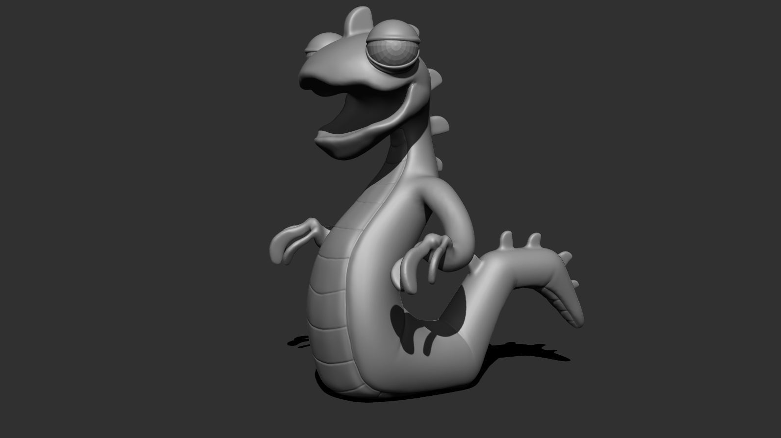 Stylized Lizard 01 Low-poly 3D model_6