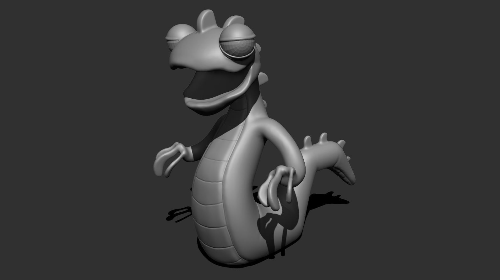 Stylized Lizard 01 Low-poly 3D model_5