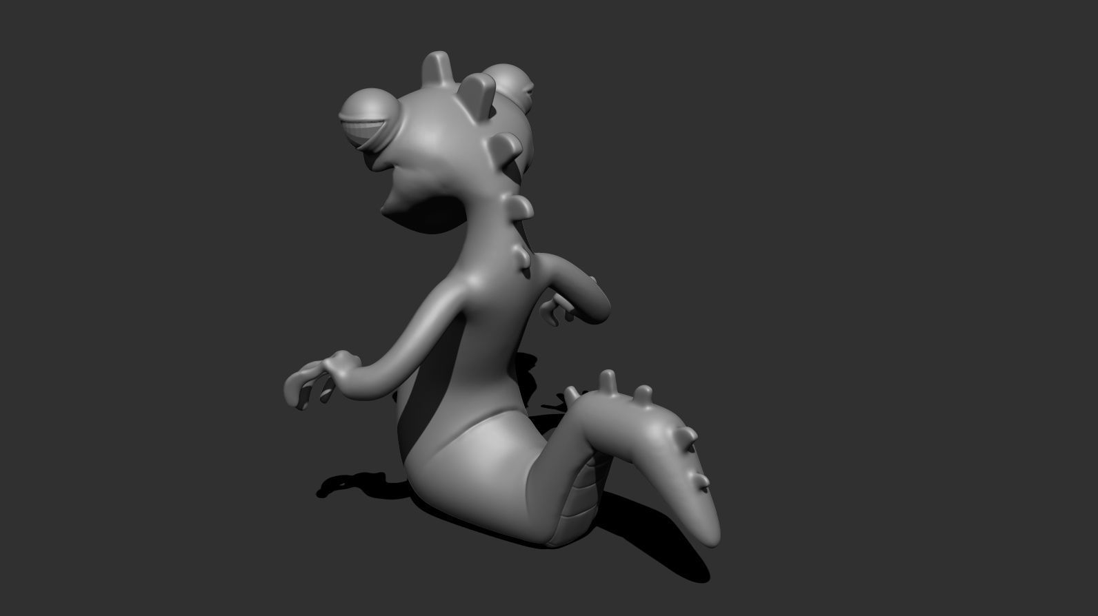 Stylized Lizard 01 Low-poly 3D model_7