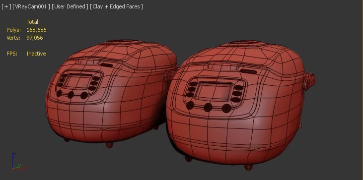 Steamer and Rice Cooker 173 3D model_1