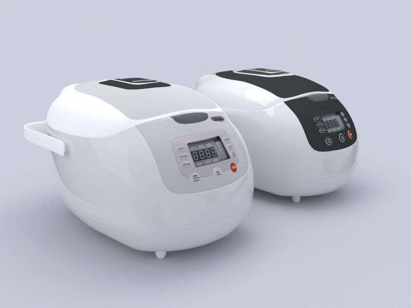 Steamer and Rice Cooker 173 3D model_2
