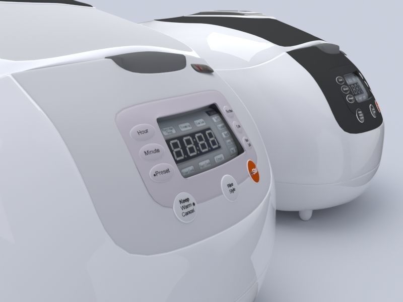 Steamer and Rice Cooker 173 3D model_4