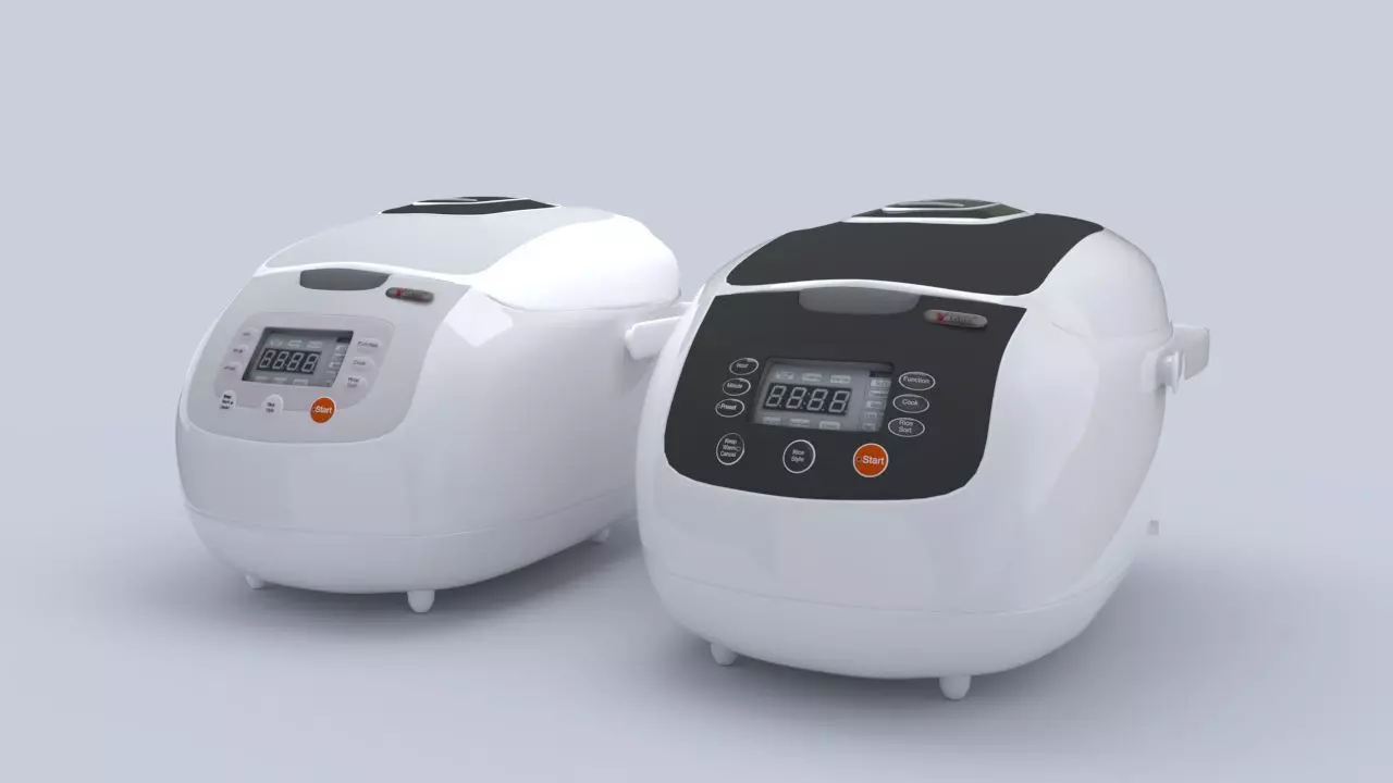 Steamer and Rice Cooker 173 3D model_0