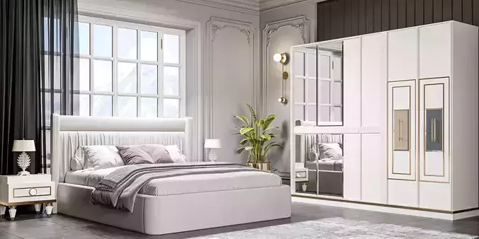 Modern Bed By Honor Furniture