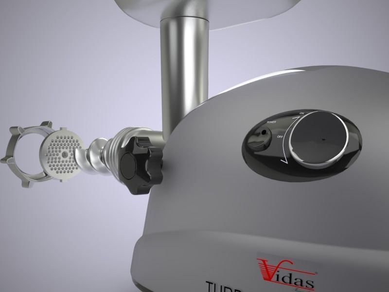 Meat Grinder 3D model_3