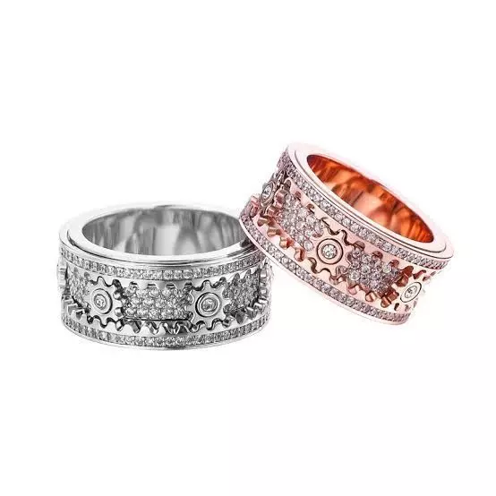 Rolling Rings DIAMOND GEAR RING 3D print model
