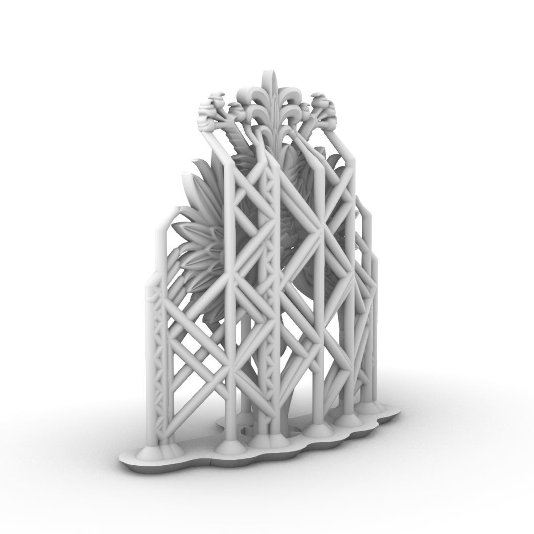 Polish eagle white emblem ready to print 3D 3D print model_13