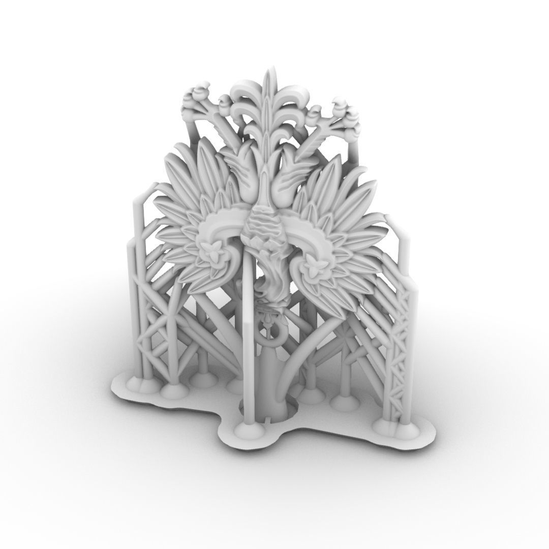 Polish eagle white emblem ready to print 3D 3D print model_12