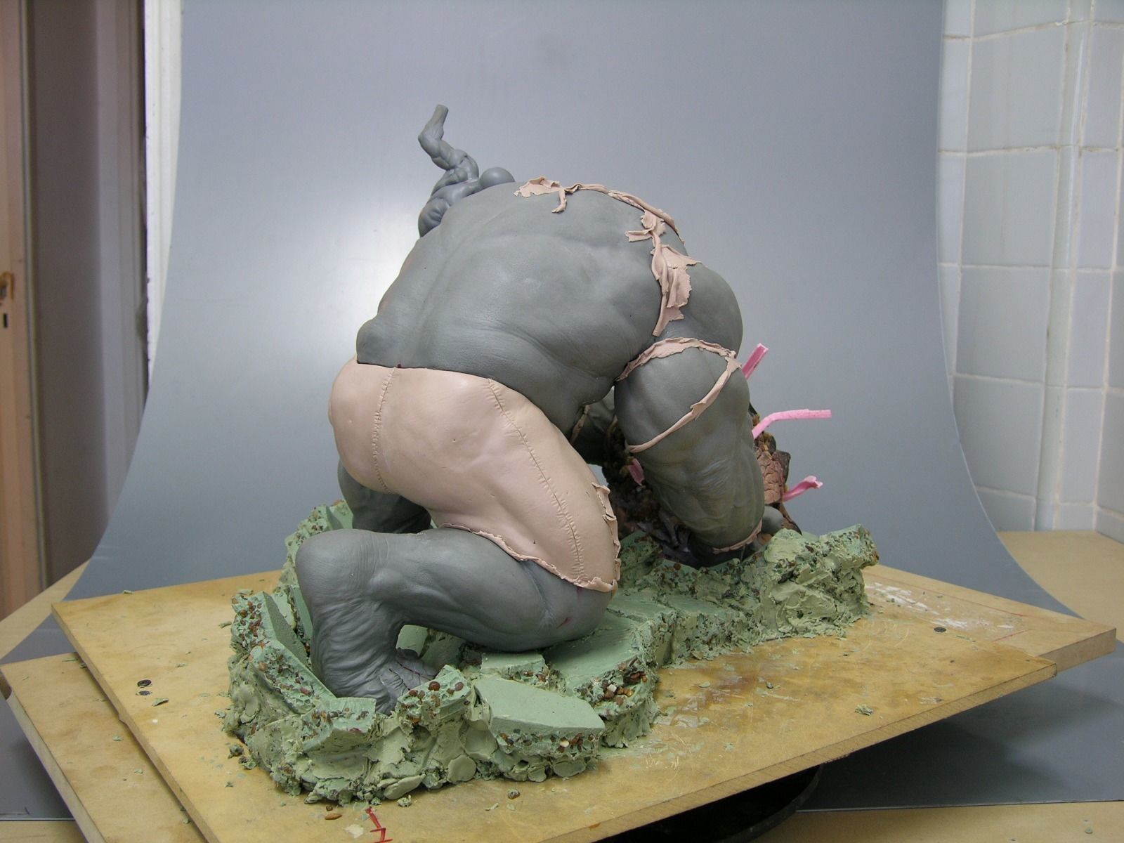 hulk and spiderman war 3D print model_2