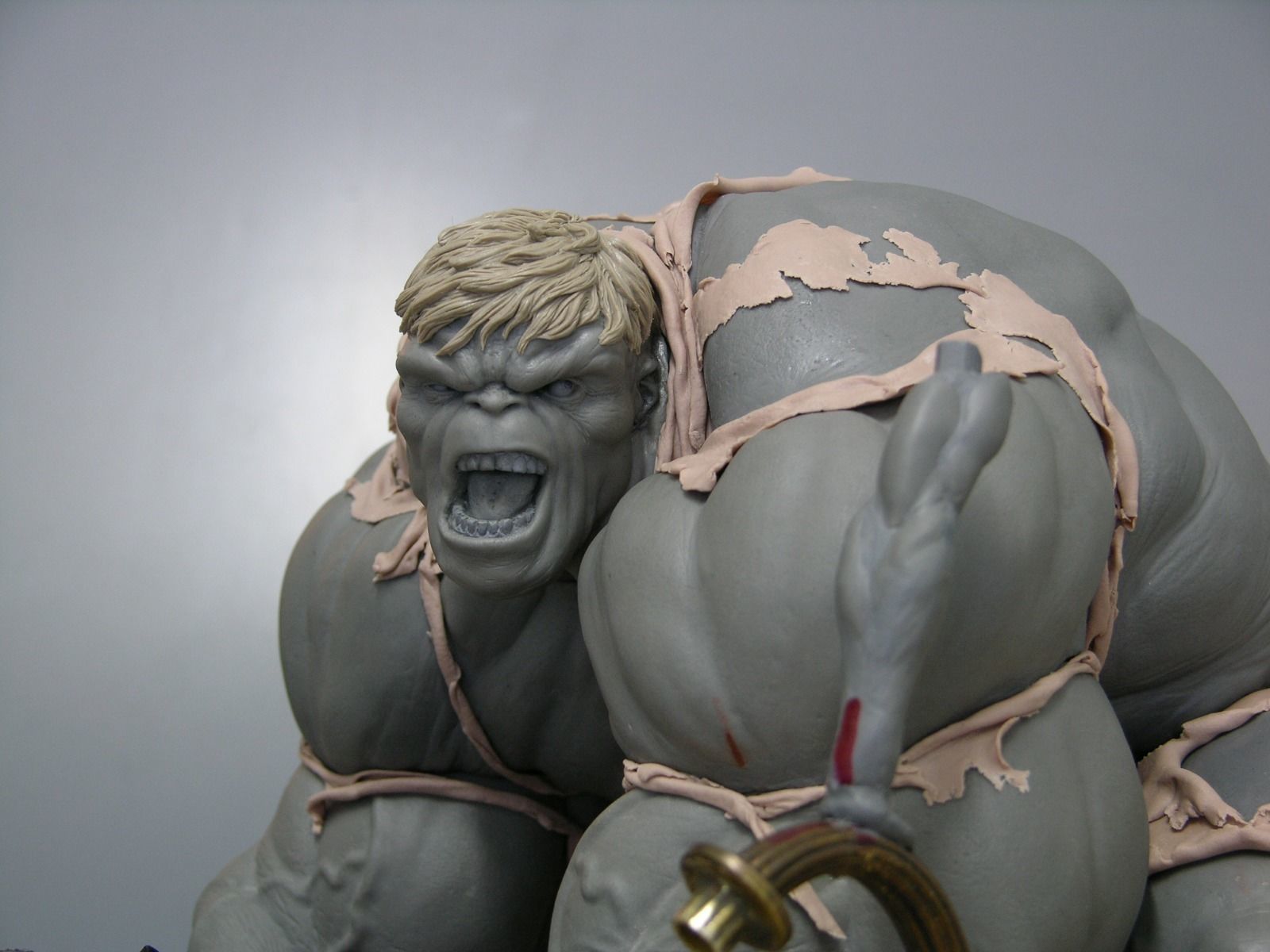 hulk and spiderman war 3D print model_1