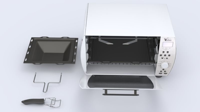 Convection Steam Oven 2601 3D model_4