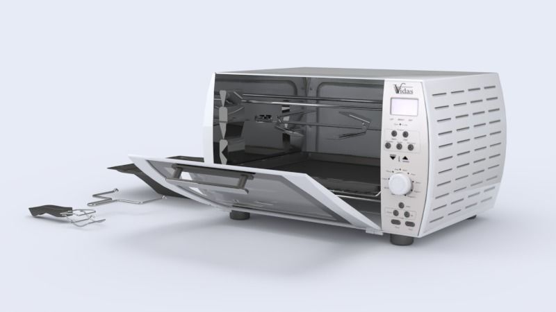 Convection Steam Oven 2601 3D model_3