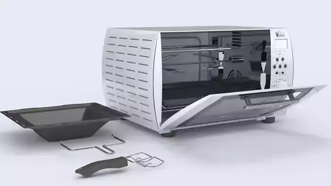 Convection Steam Oven 2601 3D model