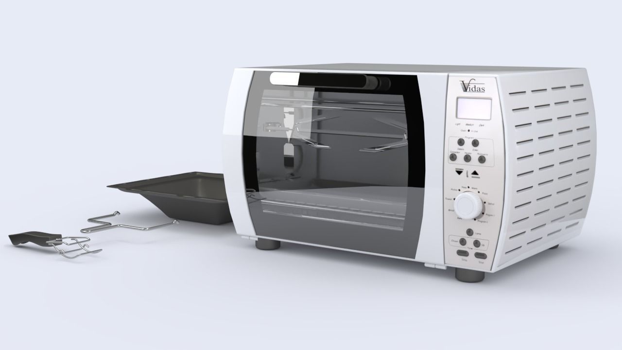 Convection Steam Oven 2601 3D model_1