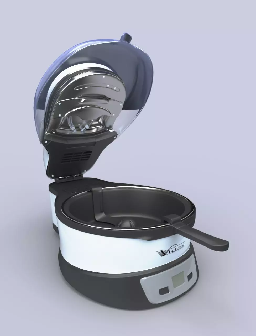 Compact Air Fryer Oven Cooker 234 3D model
