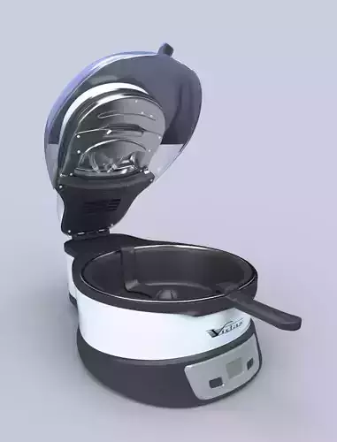 Compact Air Fryer Oven Cooker 234 3D model