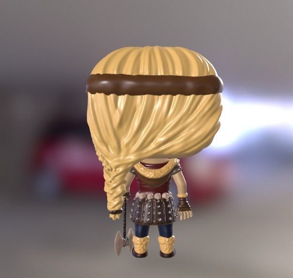 Funko Astrid - Como entrenar a tu Dragon 3D print model_2