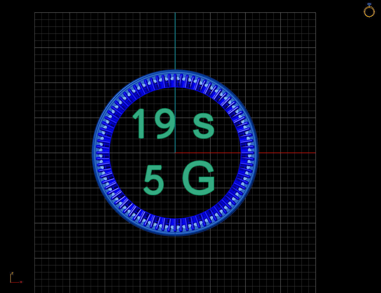 Engagement ring 4 sizes 3D print model_2
