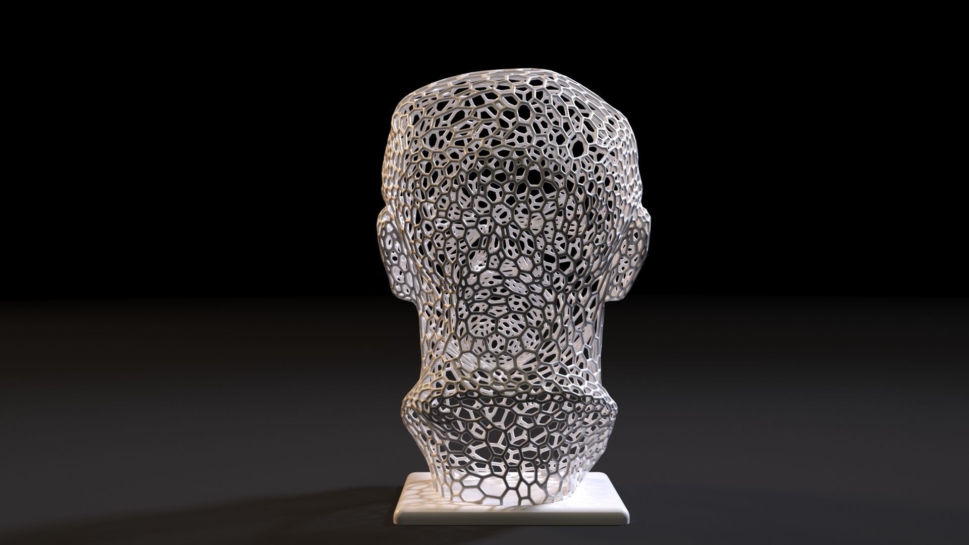 Lenin bust 3D print model_4