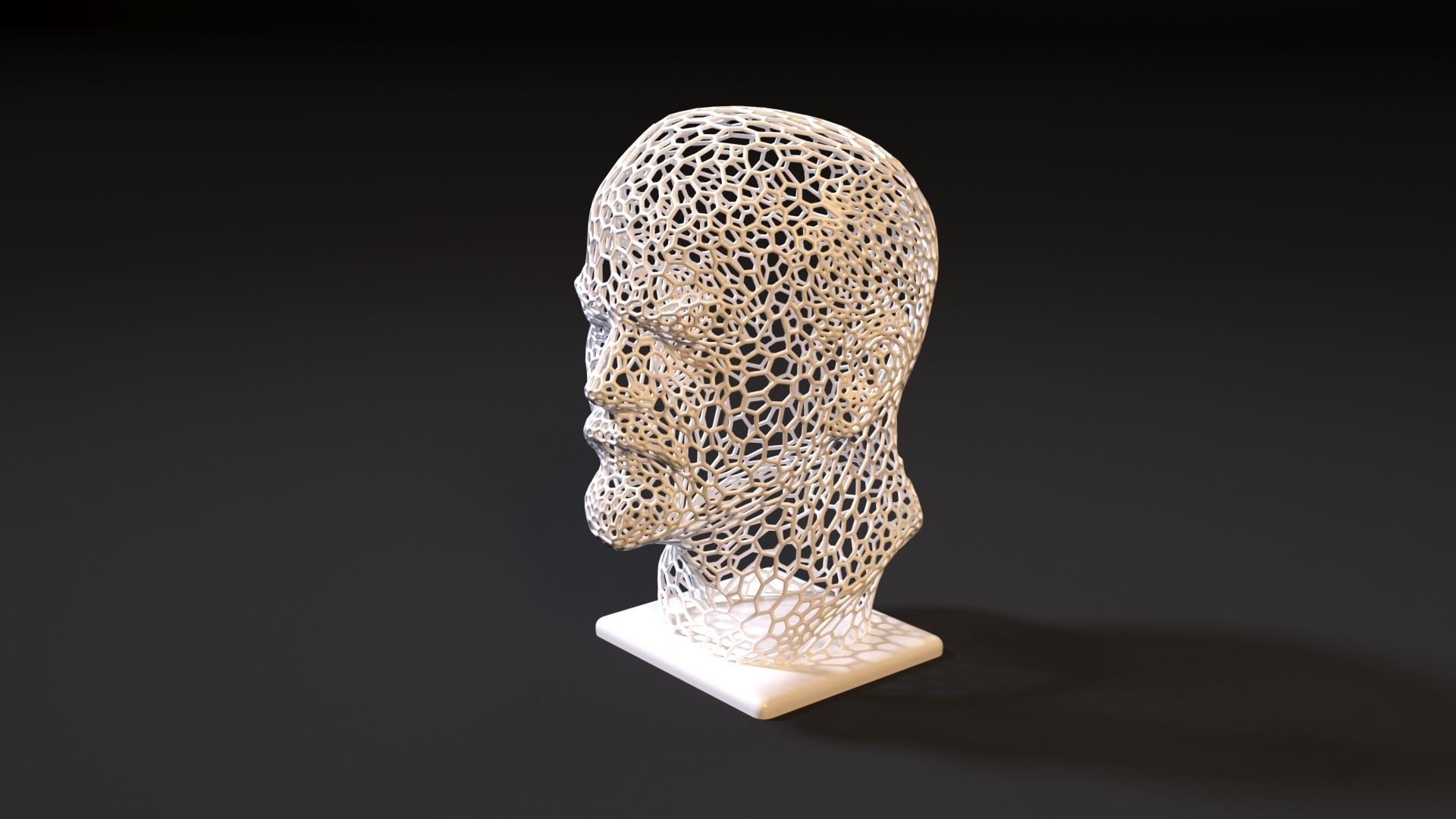 Lenin bust 3D print model_1