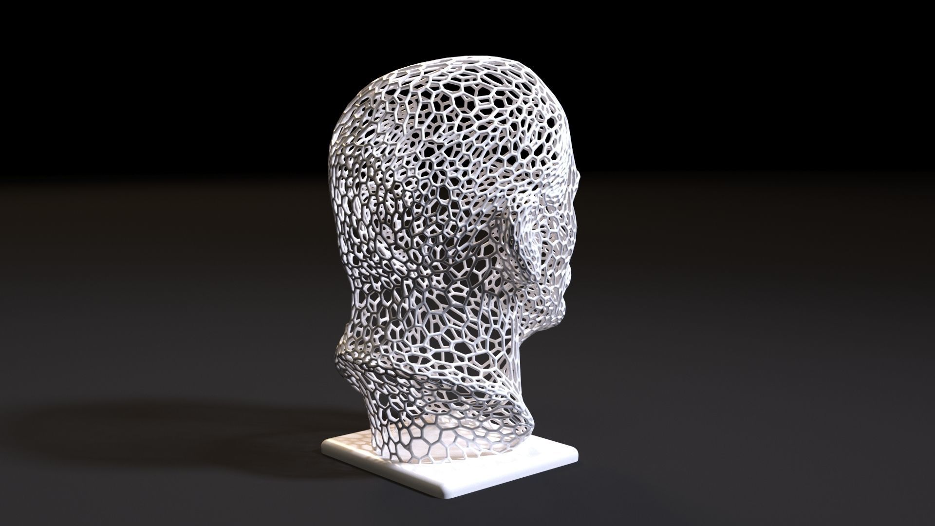 Lenin bust 3D print model_5