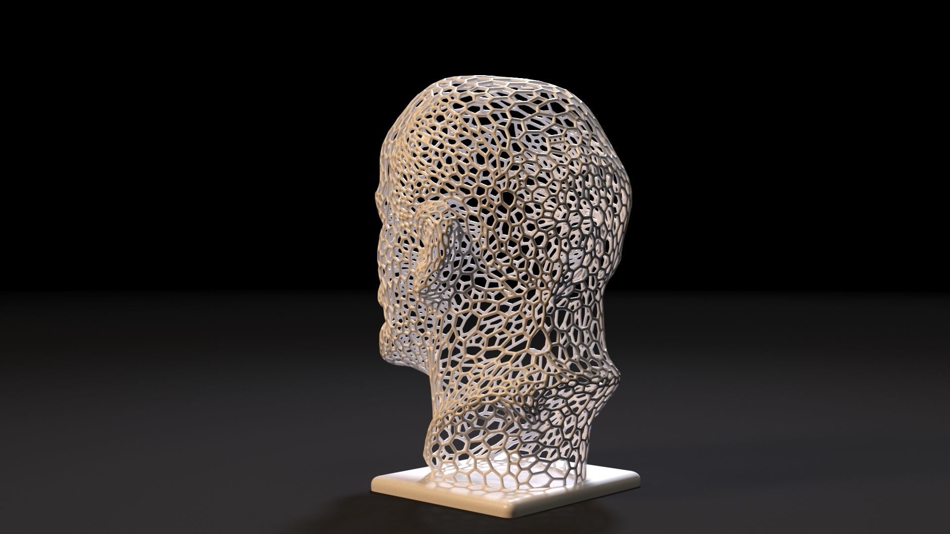 Lenin bust 3D print model_3