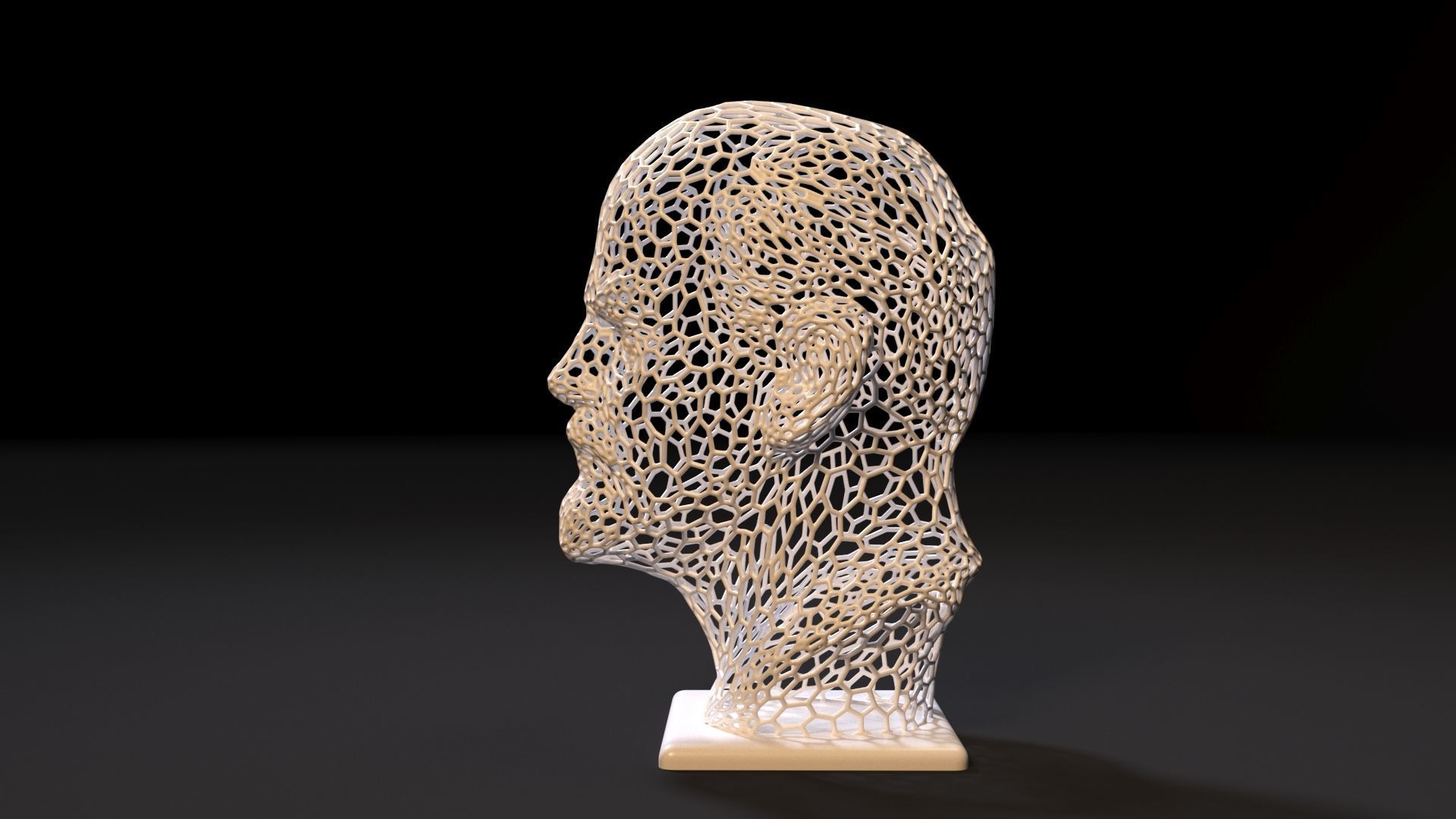 Lenin bust 3D print model_2