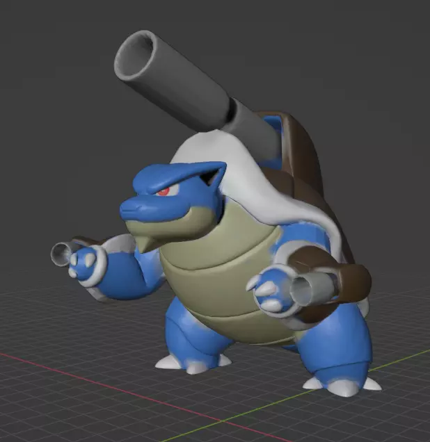 Mega Blastoise 3D print model_0