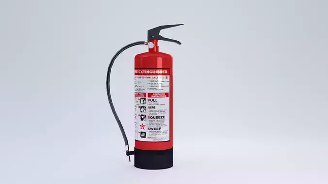 Fire extinguisher game ready prop