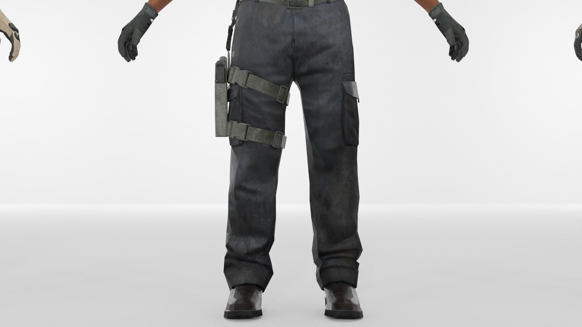 Soldier Low-poly 3D model Low-poly 3D model_12